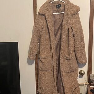 ASOS Brave Soul Tan Sherpa Jacket